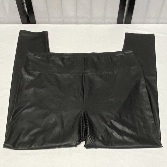 Wild Fable Faux Vegan Leather Leggings Black Pleather Skinny Pants NWOT XXL - Picture 8 of 13